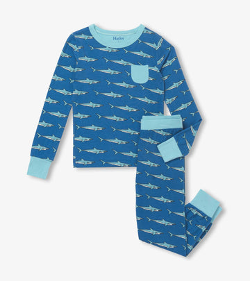 Hatley Shark Tank Bamboo Pajama Set